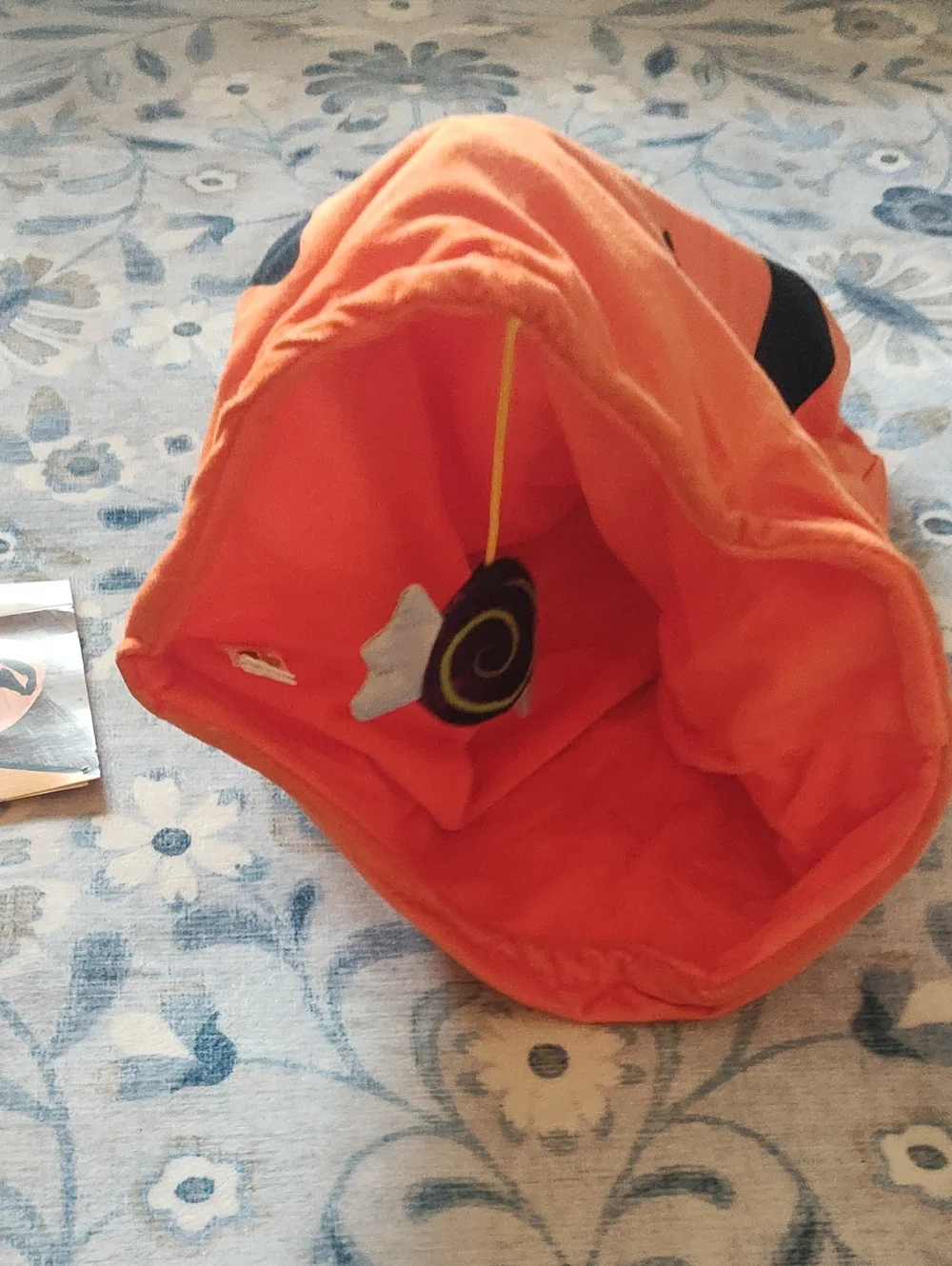 CAT HALLOWEEN JACK-O'-LANTERN PLAY SACK